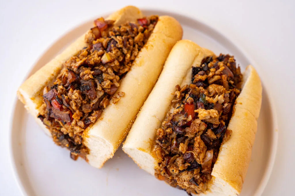 Vegetarian Shawarma Cheesesteak