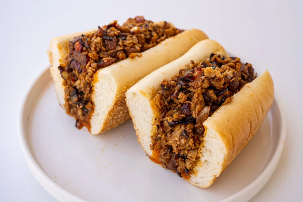 Vegan Shawarma Cheesesteak