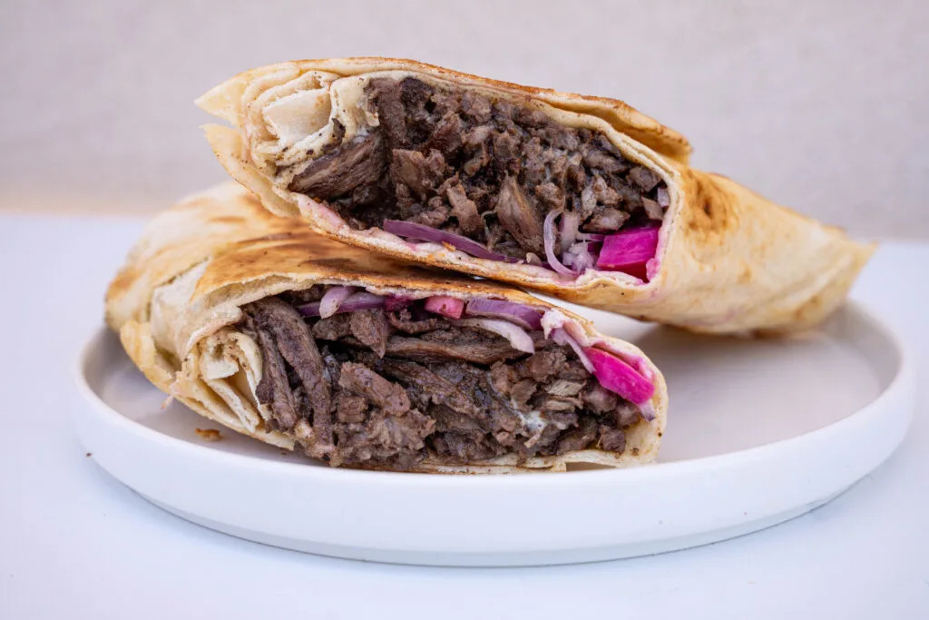 Beef Shawarma Pita (Wagyu Beef)
